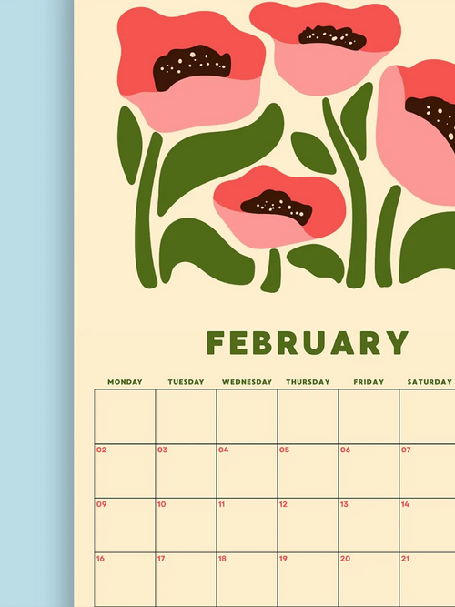 2026 Dreamy Garden Wall Calendar