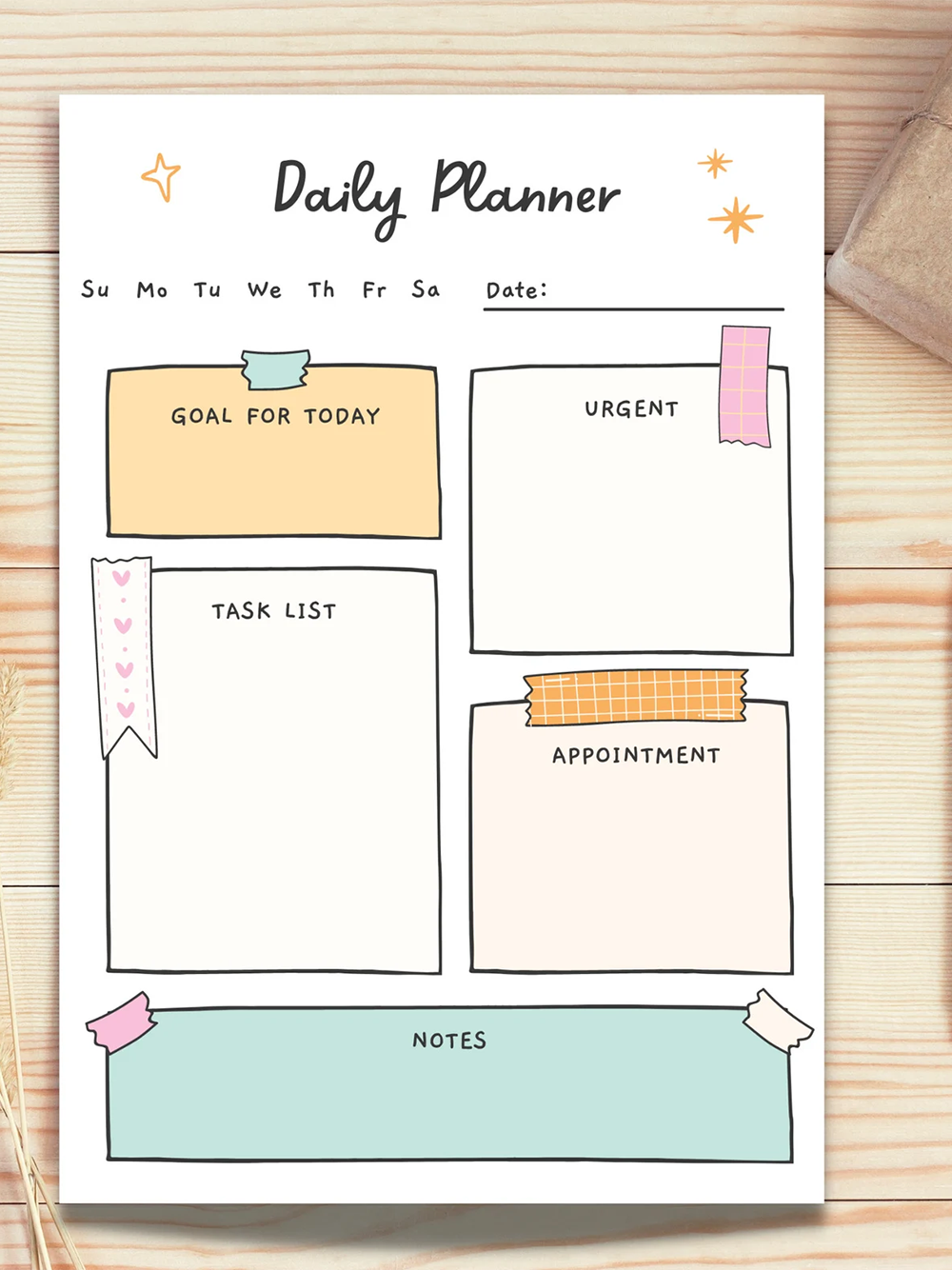 Cute Simple Planner Sheets