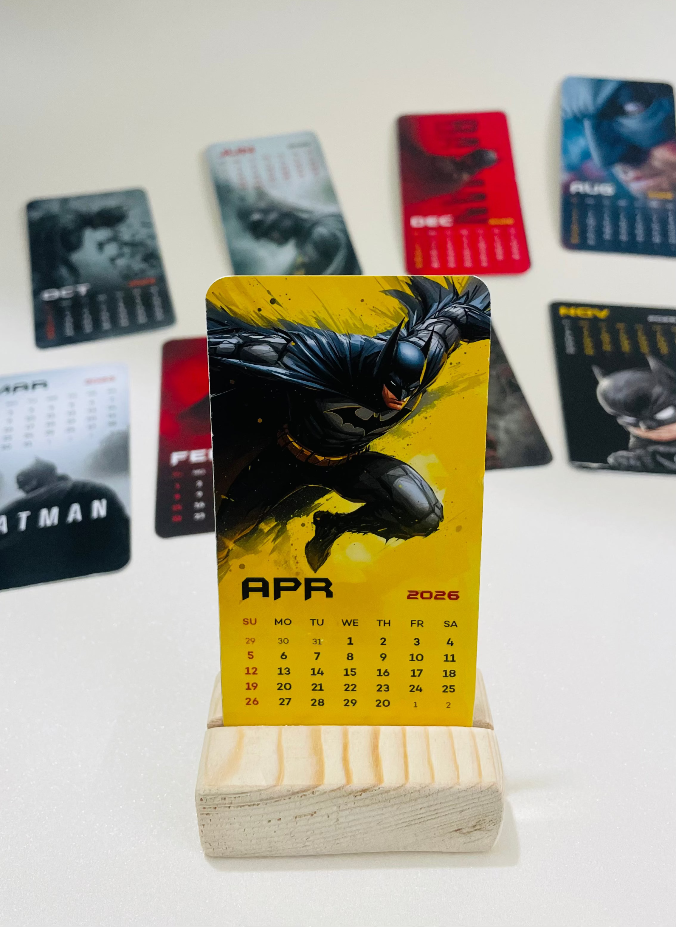 Batman Fan Edition Mini Desk Calendar 2026