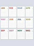 Minimalist 2026 Calendar