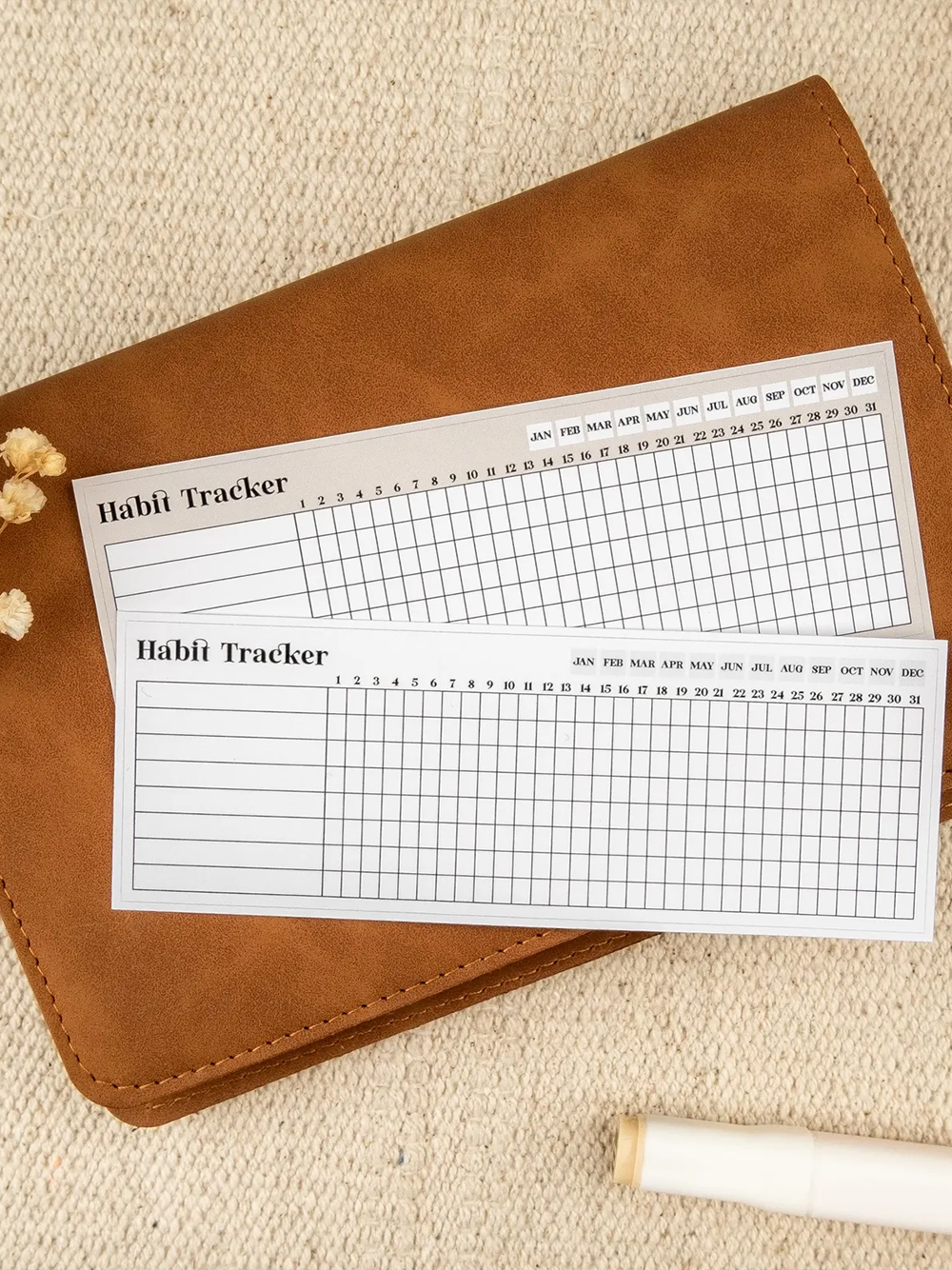 Monthly Habit Tracker Sticker