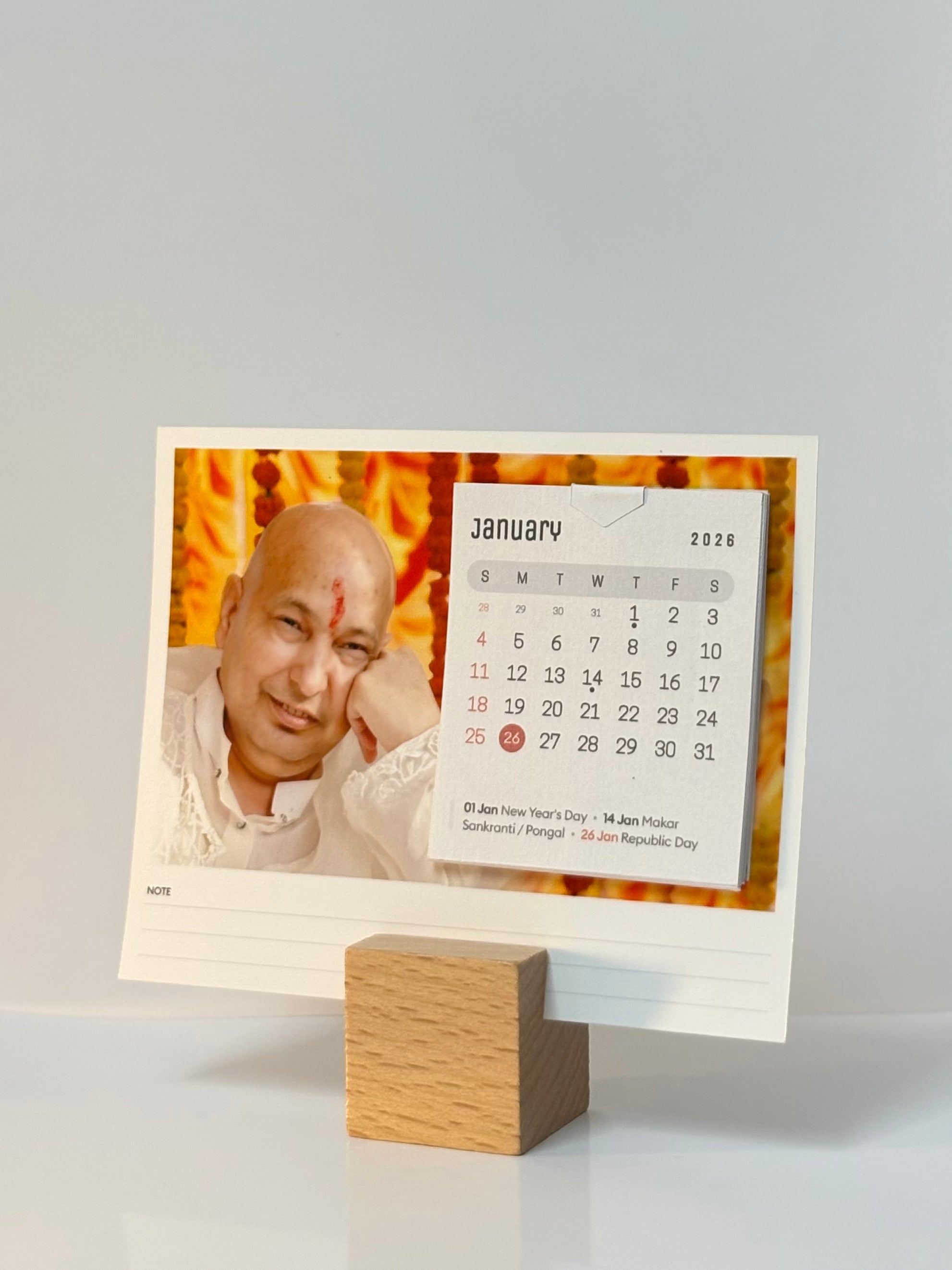 Naazia.in - Personalized Mini Desk Calendar 2026 Gift Box | Free Delivery All Over India | ₹99 Only